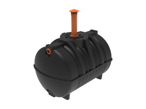 Емкость подземная Rostok G 3500 шахта c входом и выходом