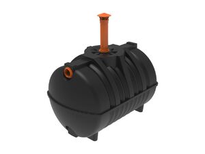 Емкость подземная Rostok G 3500 шахта c входом и выходом