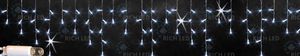 Светодиодная бахрома Rich LED 3х0.5 м, мерцание, IP65, герметич. колпачок