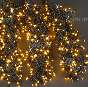 Комплект гирлянды на дерево Rich LED 3 Нити по 20 м, мерцание, черный провод
