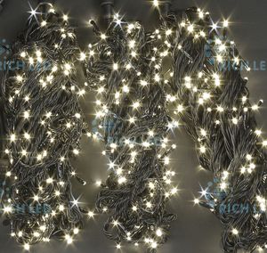Комплект гирлянды на дерево Rich LED 3 Нити по 20 м, мерцание, черный провод