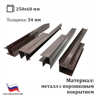 Угловой стыковочный элемент 90° для досок ДПК Н 15 см (металл)